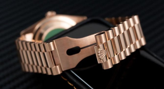 Rolex 118235 bkap Day-Date Everose Gold - фото 2
