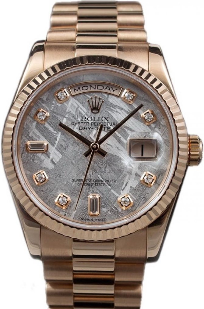 Rolex 118235 mtdp Day-Date Everose Gold
