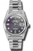 Rolex Day-Date 118296 dkmdp Platinum