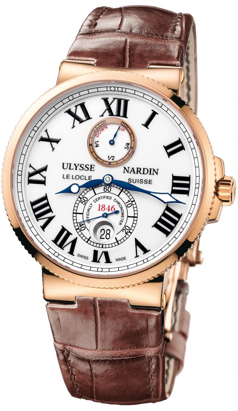266-67/40 Ulysse Nardin Rose Gold Maxi Marine Chronometer 43mm