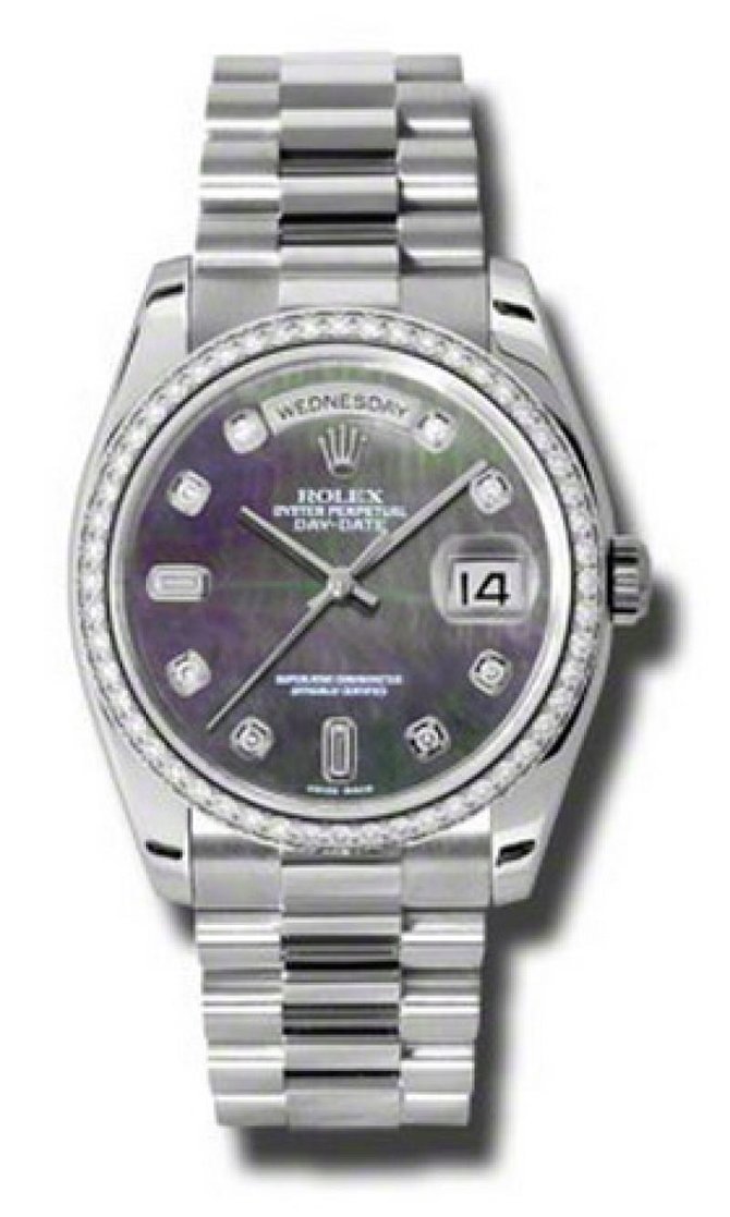 Rolex 118346 dkmdp Day-Date Platinum