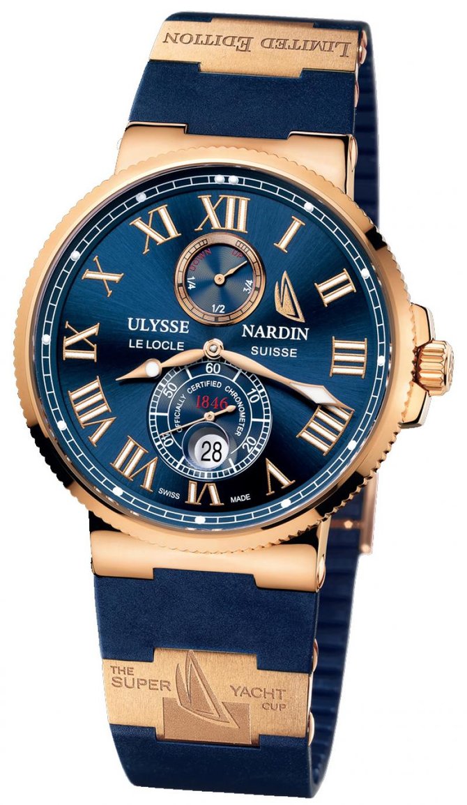 Ulysse Nardin 266-67-3/43YAC Maxi Marine Chronometer 43mm Super Yacht Cup 2009 Limited Edition 50