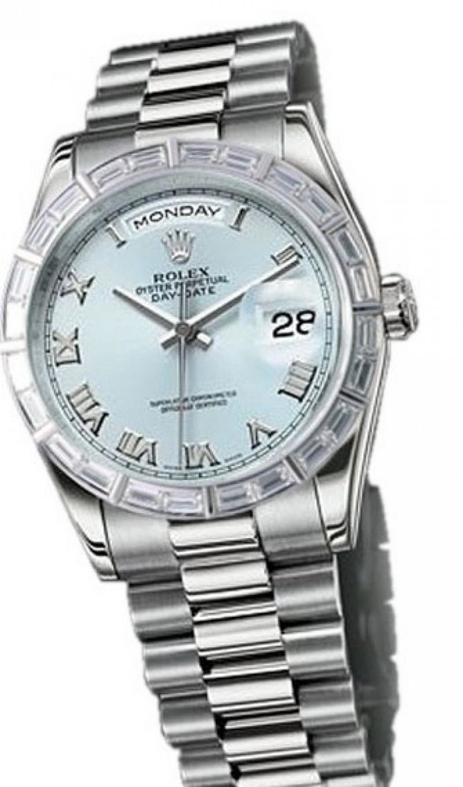 Rolex 118366 glarp Day-Date Platinum