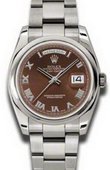 Rolex Day-Date 118209 hbro Platinum