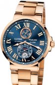 Ulysse Nardin Часы Ulysse Nardin Maxi Marine Chronometer 43mm 266-67-8M/43 Rose Gold Bracelete