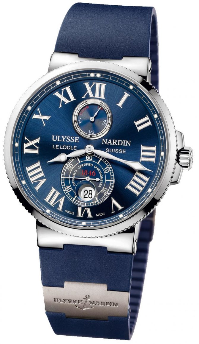 Ulysse Nardin 263-67-3/43 Maxi Marine Chronometer 43mm Steel