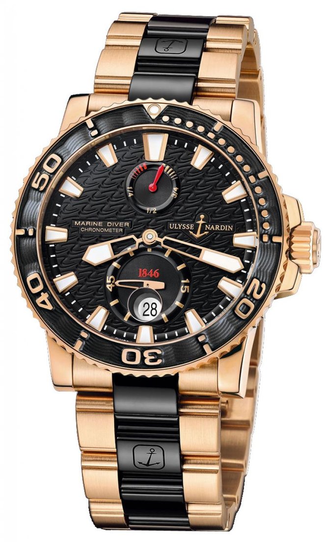 Ulysse Nardin 266-33-8C/922 Maxi Marine Diver Rose Gold Ceramic - фото 1