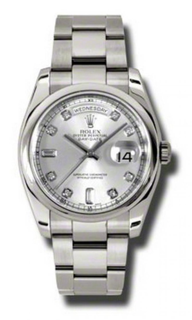 Rolex 118209 sdo Day-Date White Gold