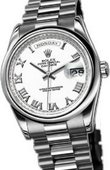 Rolex Day-Date 118209 white White Gold