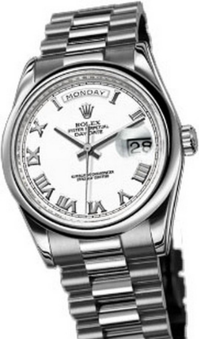 Rolex 118209 white Day-Date White Gold