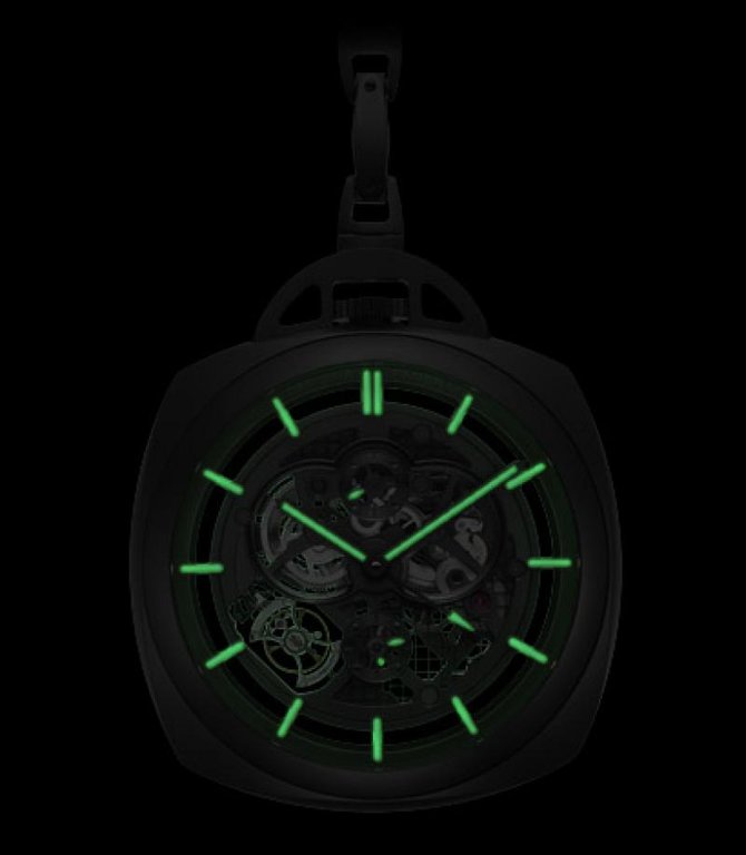 Officine Panerai PAM00446 Special Editions Pocket Watch Tourbillon GMT Ceramica Limited Edition 50 - фото 3