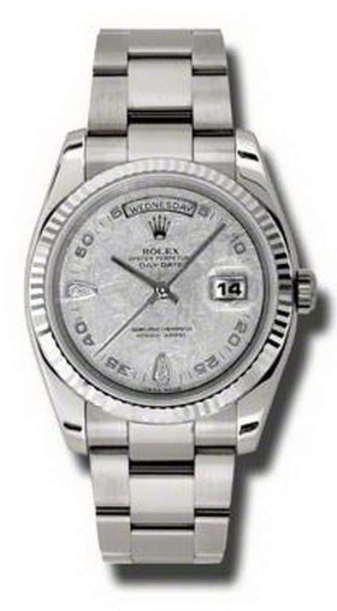 Rolex 118239 mtado Day-Date White Gold
