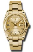 Rolex Day-Date 118208 chdo Yellow Gold