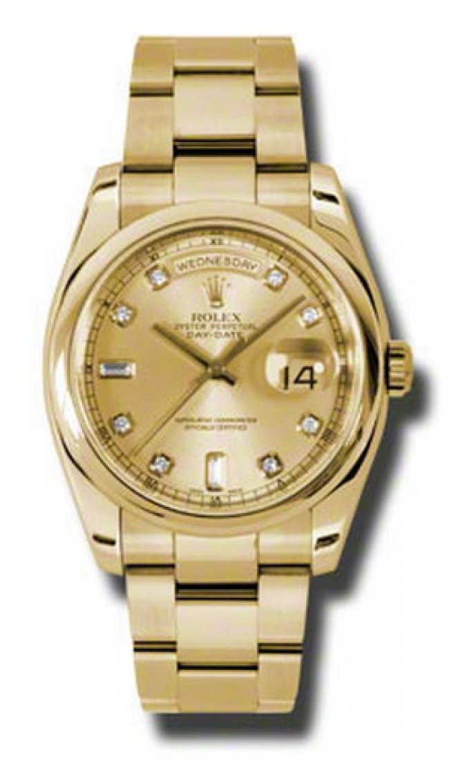 Rolex 118208 chdo Day-Date Yellow Gold