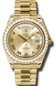 Rolex Day-Date 218348 chrp Yellow Gold