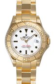 Rolex Yacht Master II 168628 White Yacht-Master 35mm Yellow Gold