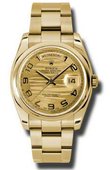 Rolex Day-Date 118208 chwao Yellow Gold