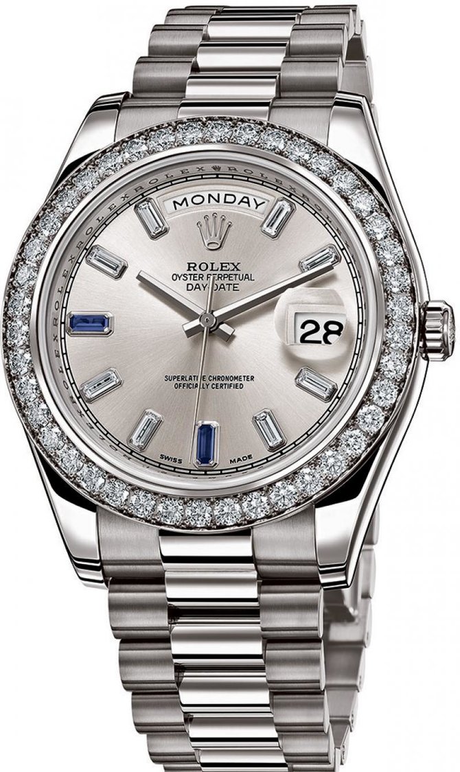 Rolex 218349 Day-Date White Gold