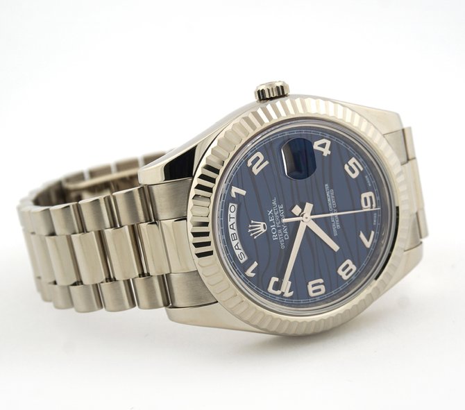 Rolex 218239 blwap Day-Date White Gold - фото 2