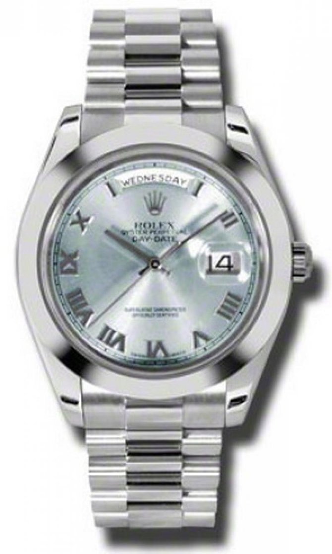 Rolex 218206 iblrp Day-Date Platinum