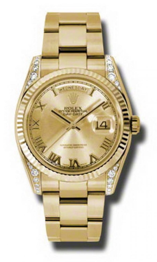 Rolex 118338 chro Day-Date Yellow Gold - фото 1