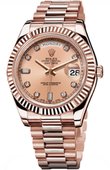 Rolex Day-Date 218235 pink diamonds Everose Gold