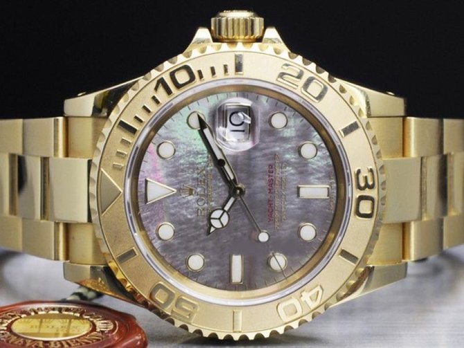 Rolex 168628 black Yacht Master II Yacht-Master 35mm Yellow Gold - фото 4