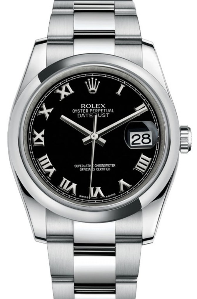 Rolex 116200 bkro Datejust Steel