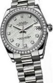 Rolex Datejust Ladies 178286 meteorite Platinum