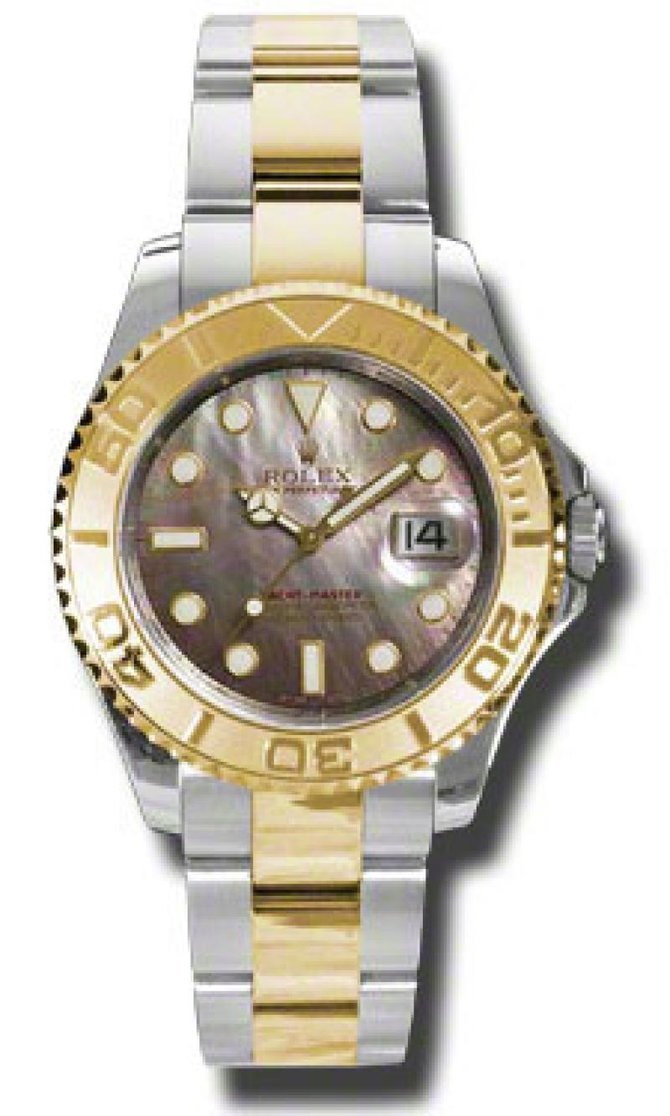 Rolex 168623 dark Yacht Master II Yacht-Master 35mm Steel and Yellow Gold - фото 1