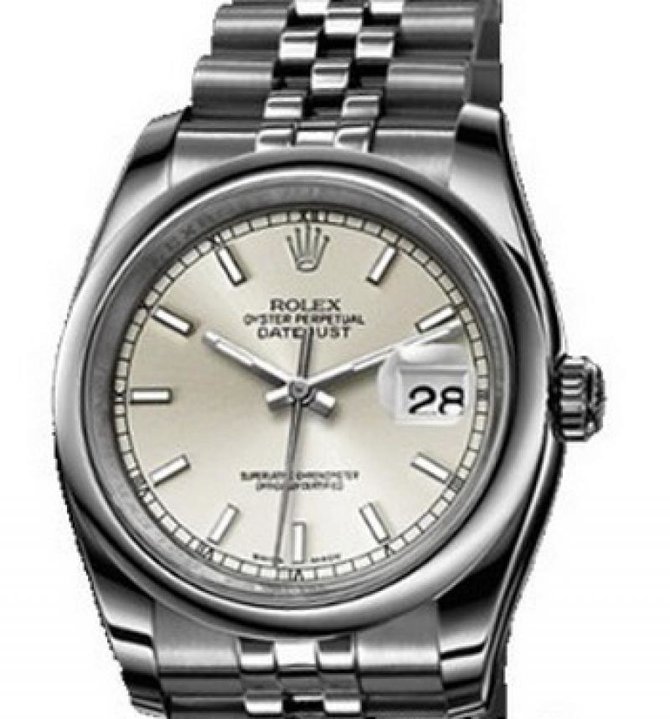 Rolex 116200 silver Datejust Steel - фото 1