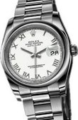 Rolex Часы Rolex Datejust 116200 white Steel