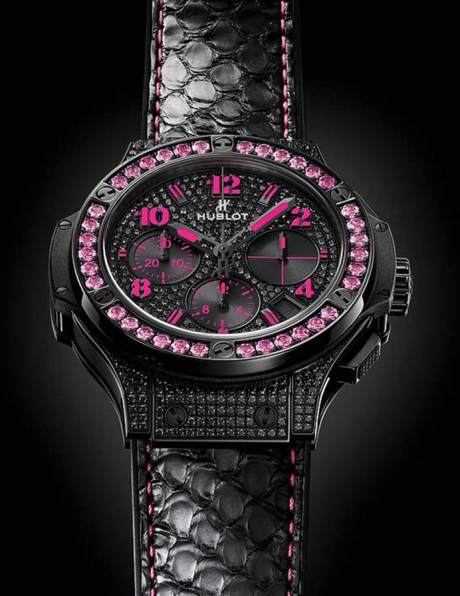 Hublot 341.SV.9090.PR.0933 Big Bang 41mm Ladies Black Fluo Pink Limited Edition 250 - фото 2