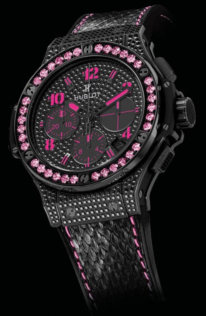Hublot 341.SV.9090.PR.0933 Big Bang 41mm Ladies Black Fluo Pink Limited Edition 250 - фото 3