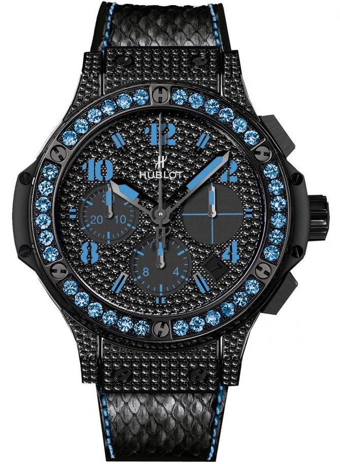 Hublot 341.SV.9090.PR.0901 Big Bang 41mm Ladies Black Fluo Blue Limited Edition 250 - фото 1