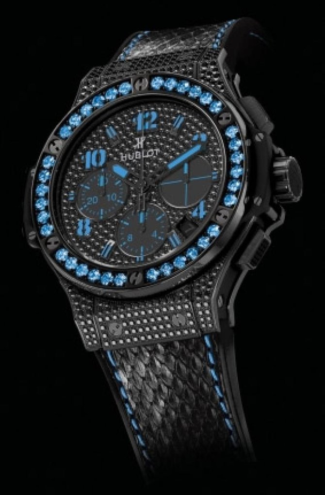 Hublot 341.SV.9090.PR.0901 Big Bang 41mm Ladies Black Fluo Blue Limited Edition 250 - фото 2