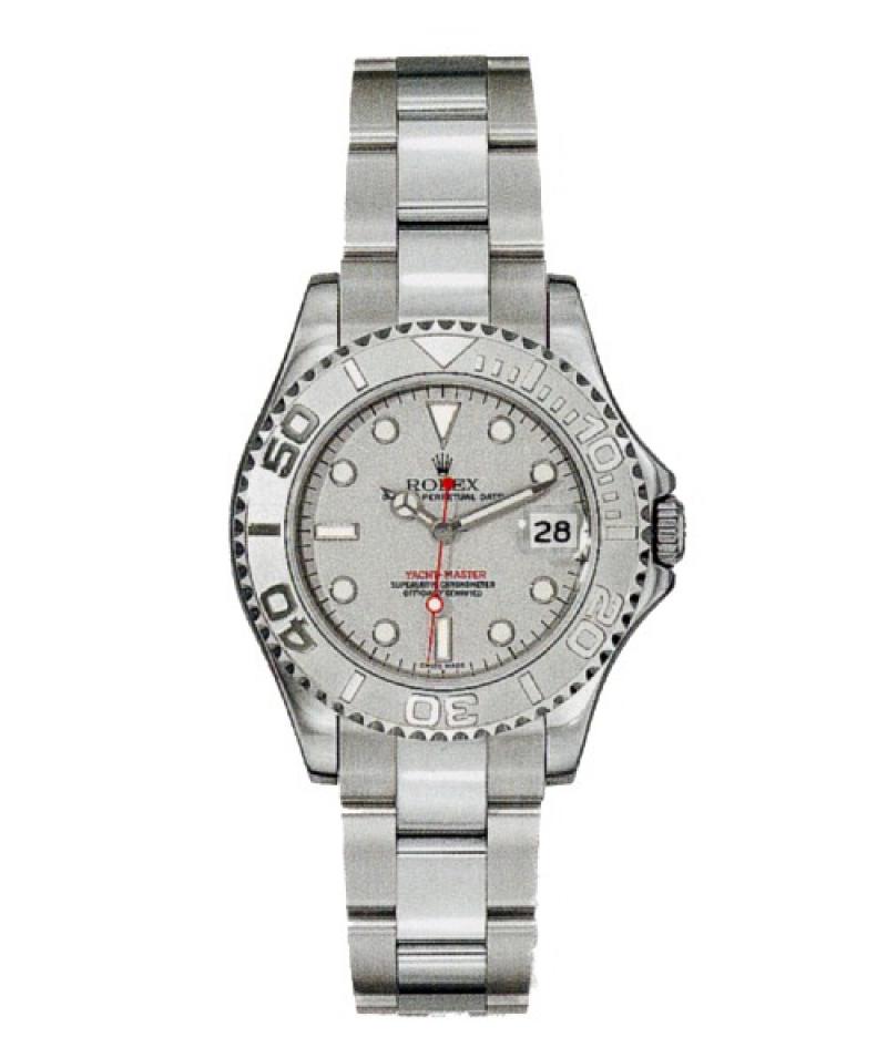 168622 Rolex Yacht-Master 35mm Platinum and Steel Yacht Master II