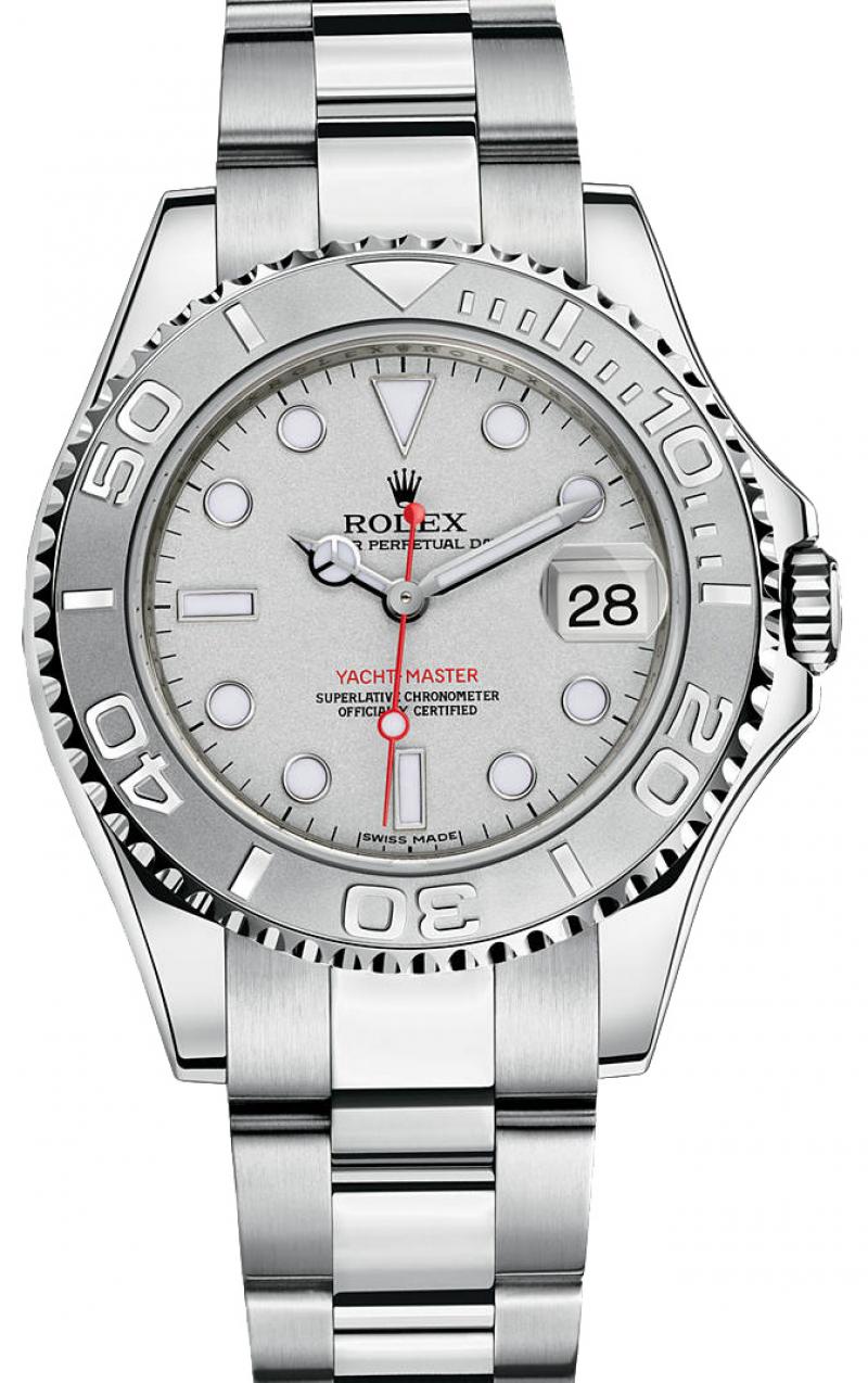 168622 Rolex Yacht-Master 35mm Platinum and Steel Yacht Master II