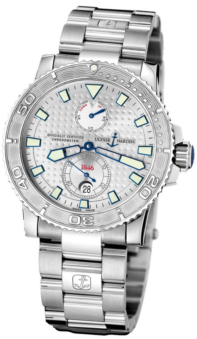 Ulysse Nardin 263-33-7/91 Maxi Marine Diver Steel Bracelet