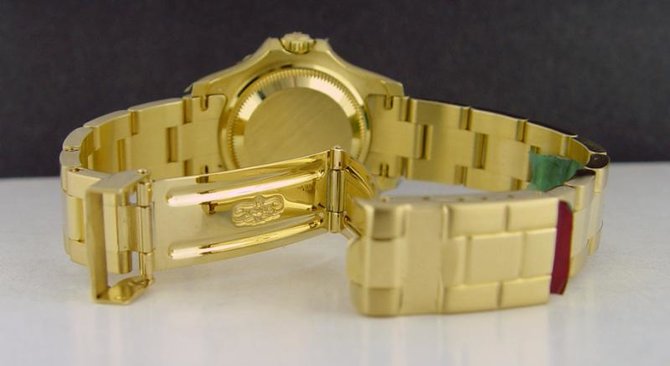 Rolex 169628 Blue Yacht Master II Yacht-Master 29mm Yellow Gold - фото 4