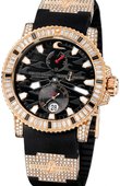 Ulysse Nardin Maxi Marine Diver 266-31LE-3F Rose Gold Diamonds Limited Edition 100