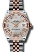 Rolex Datejust Ladies 178341 mdrj Steel and Everose Gold