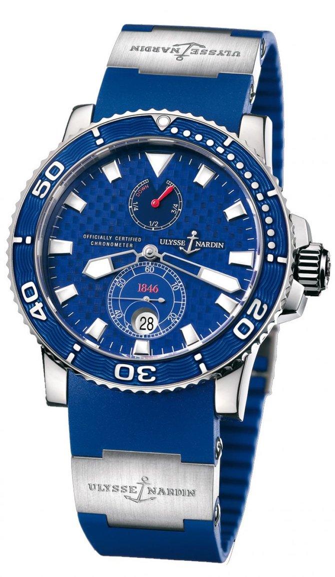 Ulysse Nardin 260-32-3A Maxi Marine Diver White Gold
