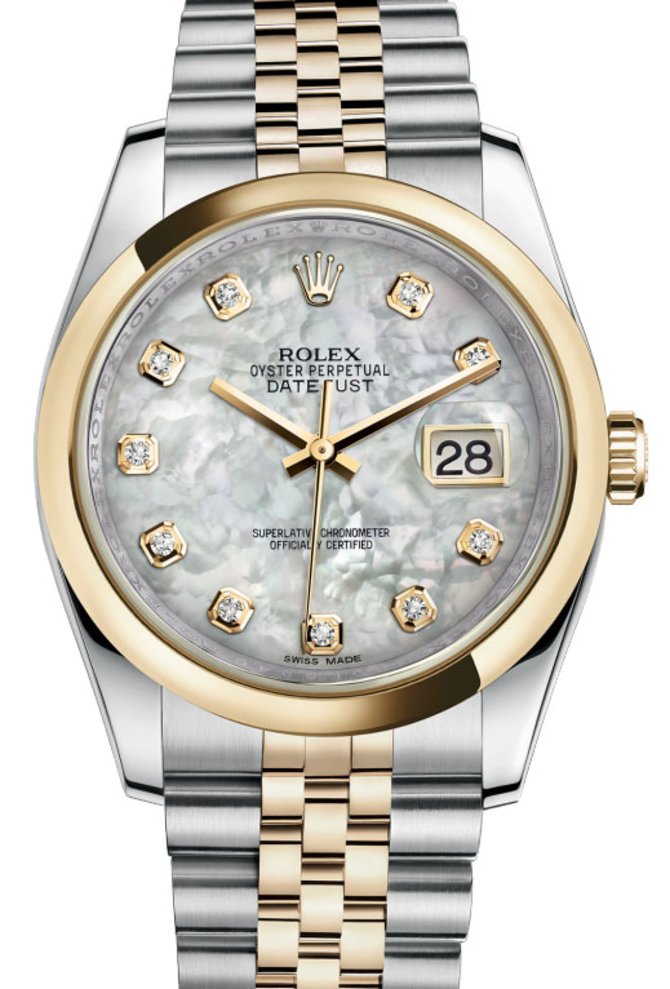 Rolex 116203 mdj Datejust Steel and Yellow Gold