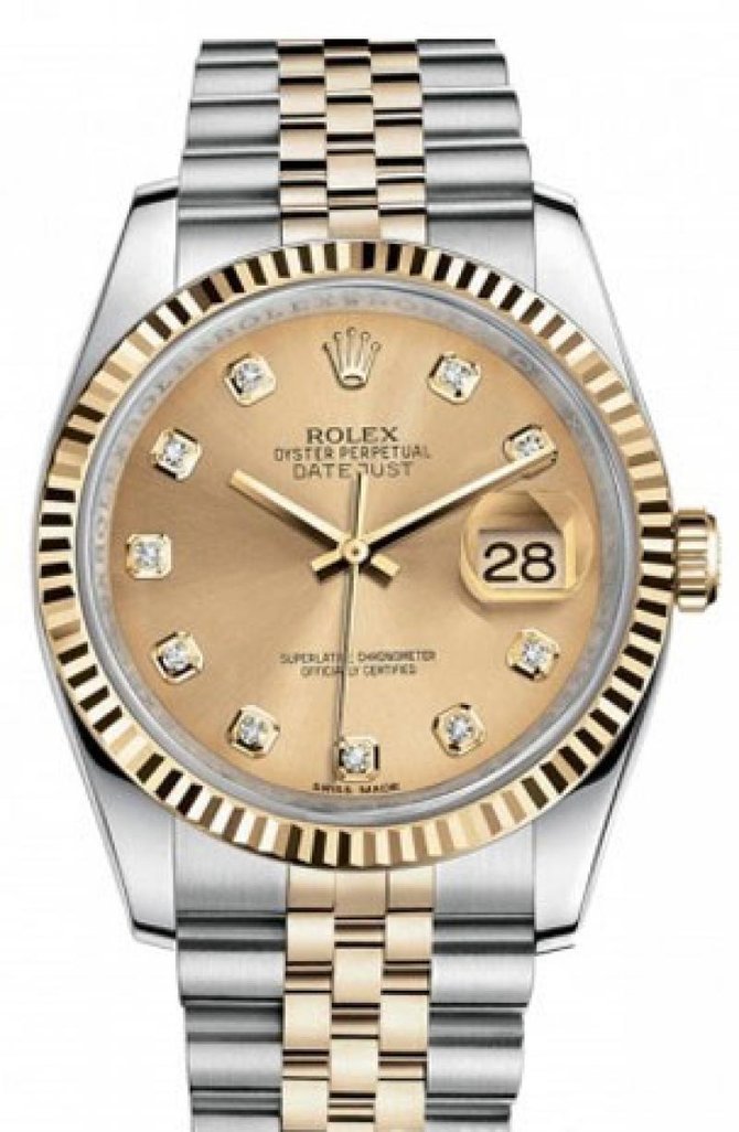 Rolex 116233 chdj Datejust Steel and Yellow Gold