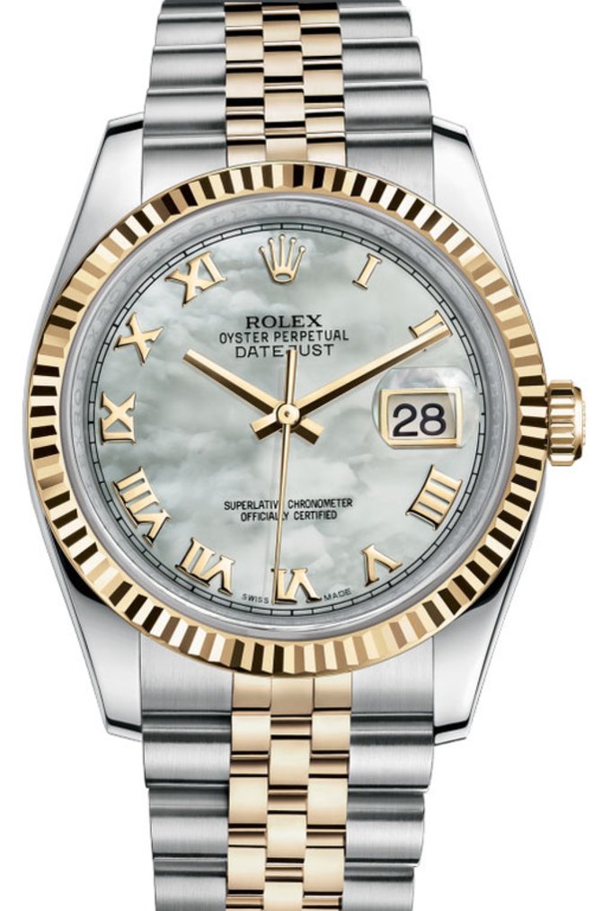 Rolex 116233 mrj Datejust Steel and Yellow Gold