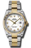 Rolex Datejust 116233 wao Steel and Yellow Gold