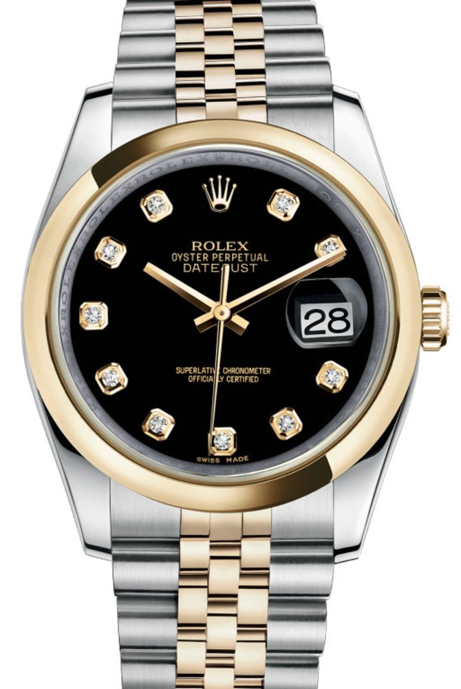 Rolex 116203 bkdj Datejust Steel and Yellow Gold