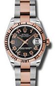 Rolex Часы Rolex Datejust Ladies 178271 bkcao Steel and Everose Gold