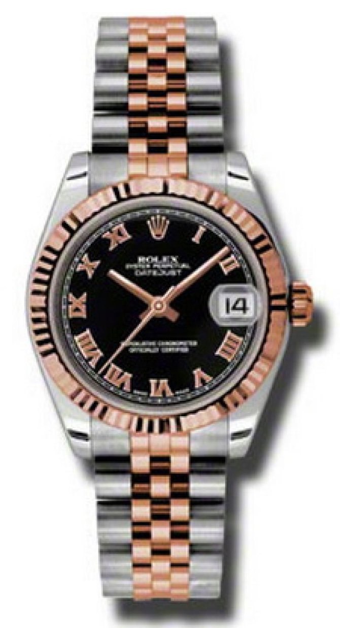 Rolex 178271 bkrj Datejust Ladies Steel and Everose Gold - фото 1